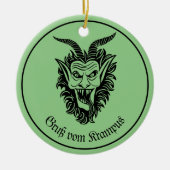 Krampus Keramik Ornament (Vorne)