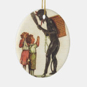 Krampus Keramikornament (Rechts)