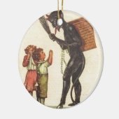 Krampus Keramikornament (Links)