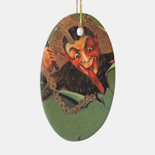 Krampus Keramikornament (Rechts)