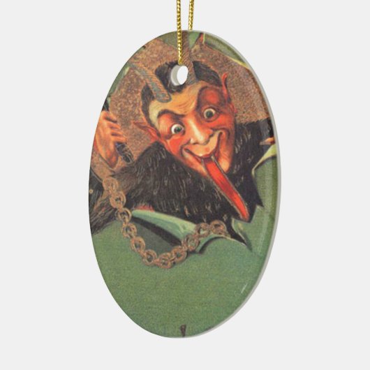 Krampus Keramikornament (Links)