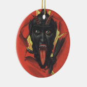Krampus Keramikornament (Rechts)
