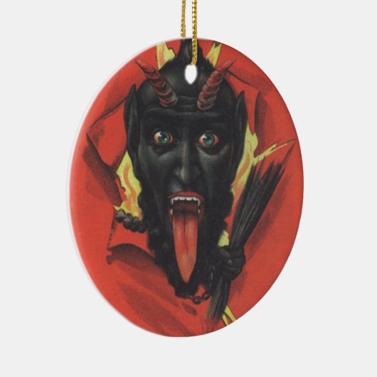 Krampus Keramikornament (Rechts)