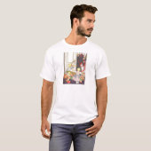 Krampus Kidnapping Bad Children T-Shirt (Vorne ganz)