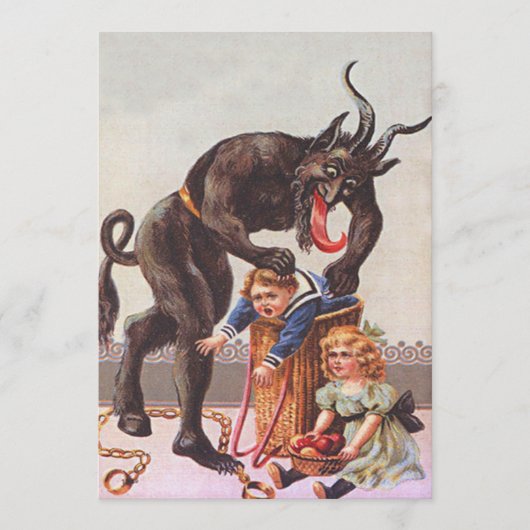 Krampus Kidnapping Children (Vorderseite)