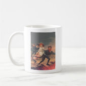 Krampus Kidnapping Children Kaffeetasse (Links)