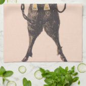 Krampus Kidnapping Children Switch Handtuch (Gefaltet)