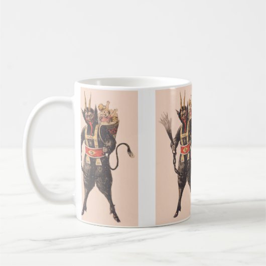 Krampus Kidnapping Children Switch Kaffeetasse (Links)