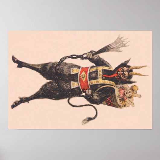 Krampus Kidnapping Children Switch Poster (Vorne)