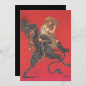 Krampus Kidnapping Girl (Vorne/Hinten)