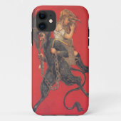 Krampus Kidnapping Girl Case-Mate iPhone Hülle (Rückseite)