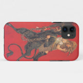 Krampus Kidnapping Girl Case-Mate iPhone Hülle (Rückseite (Horizontal))