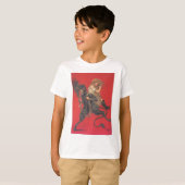 Krampus Kidnapping Girl T-Shirt (Vorne ganz)