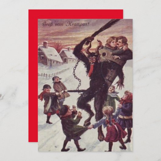 Krampus Kinderschnee (Vorne/Hinten)