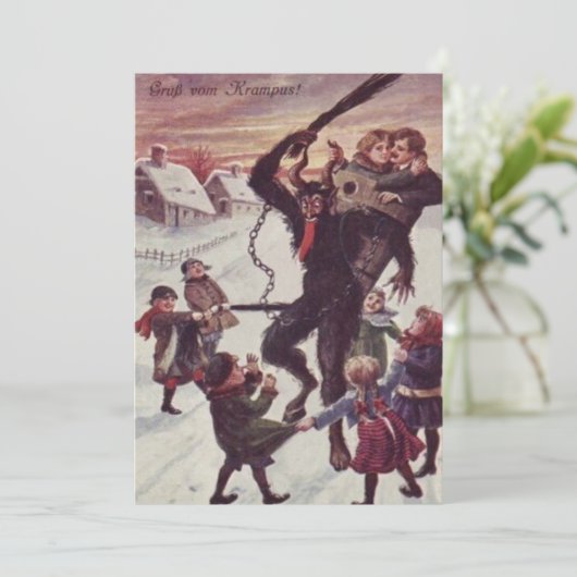 Krampus Kinderschnee (Stehend Vorderseite)