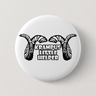 Krampus kleiner Helfer Button