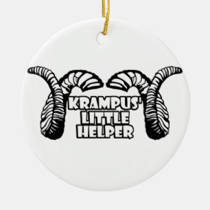 Krampus kleiner Helfer Keramikornament