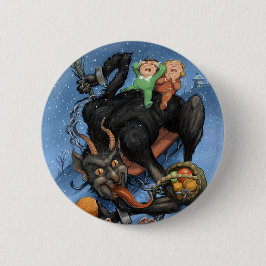 Krampus Knopf Button