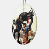 Krampus kommt für schlechte keramikornament (Links)