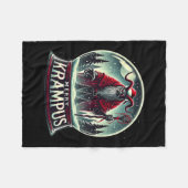 Krampus kommt nach Horror Merry Krampus Chr Fleecedecke (Vorderseite (Horizontal))