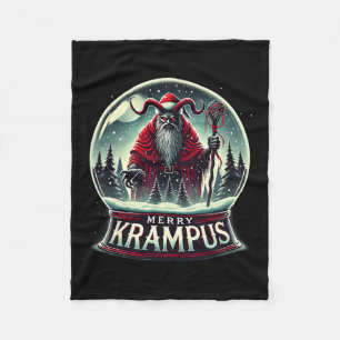 Krampus kommt nach Horror Merry Krampus Chr Fleecedecke