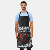 Krampus kommt nach Town Krampus Weihnachten Schürze (Getragen)