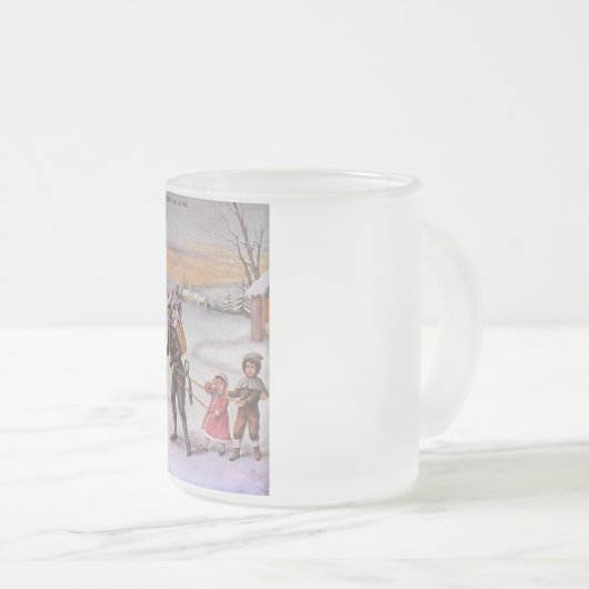 Krampus mattierte Tasse (VorderseiteRechts)