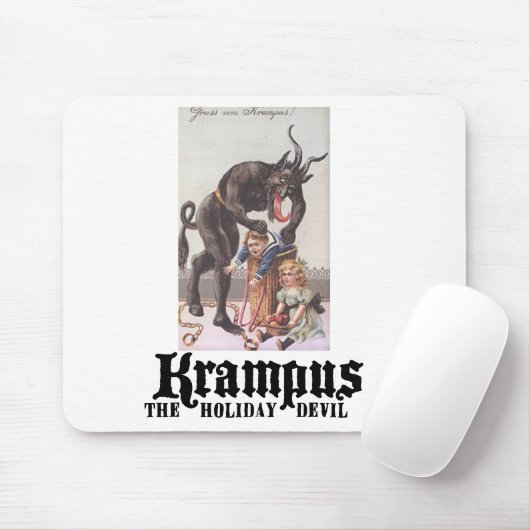Krampus Mausunterlage Mousepad (Mit Mouse)