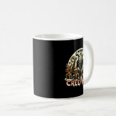 Krampus Merry Creepmas Christmas 30’s Retro Cartoo Kaffeetasse (VorderseiteRechts)