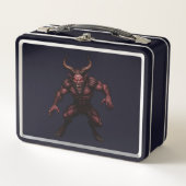 Krampus Metall Brotdose (Vorderseite)