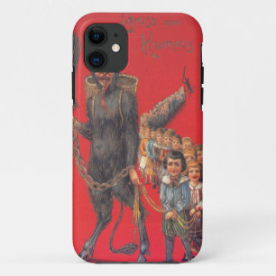 Krampus mit bösen Kindern Case-Mate iPhone Hülle