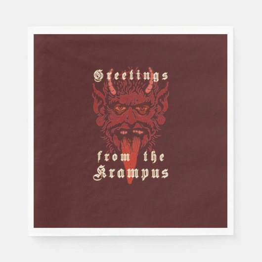 Krampus Napkins Serviette (Vorderseite)