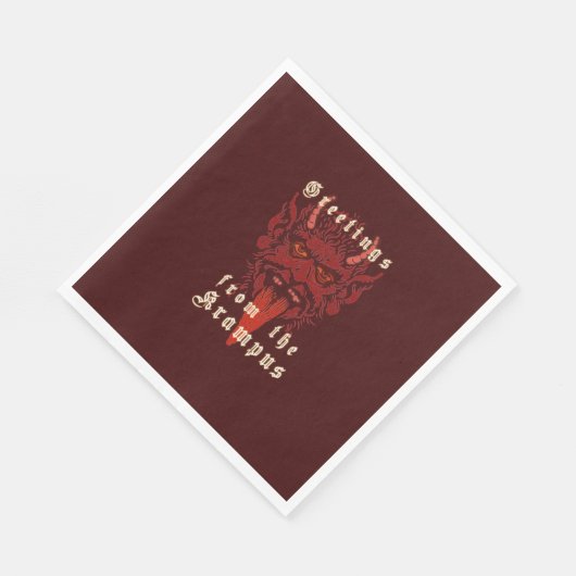 Krampus Napkins Serviette (Ecke)