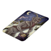 KRAMPUS & NAUGHTY KINDER, BEÄNGSTIGENDE CHRISTMAS MAGNET (Linke Seite)