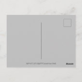 KRAMPUS NAUGHTY LIST, BEÄNGSTIGENDE CHRISTMAS STOR POSTKARTE (Rückseite)