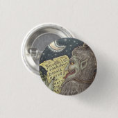 KRAMPUS NAUGHTY LIST CHRISTMAS BUTTON Round (Vorne & Hinten)