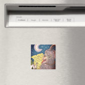 KRAMPUS NAUGHTY LIST CHRISTMAS MAGNET Anpassen (In Situ (Geschirrspüler))