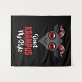 Krampus nicht meinen Stil Wandteppich (Vorderseite (Horizontal))