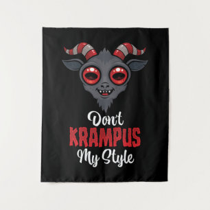 Krampus nicht meinen Stil Wandteppich