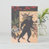Krampus nimmt böse Kinder mit (Stehend Vorderseite)