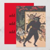 Krampus nimmt böse Kinder mit (Vorne/Hinten)