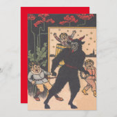 Krampus nimmt schlechte Kinder weg (Vorne/Hinten)