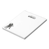 Krampus Notizblock (Rotiert)