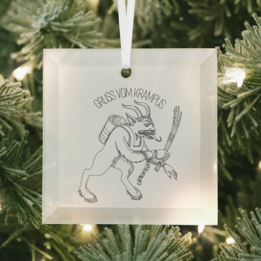 Krampus Ornament Aus Glas (Insitu)