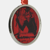 Krampus Ornament Aus Metall (Rechts)