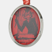 Krampus Ornament Aus Metall (Links)