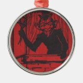 Krampus Ornament Aus Metall (Vorne)
