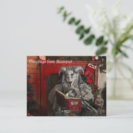 Krampus Postcard Postkarte (Stehend Vorderseite)