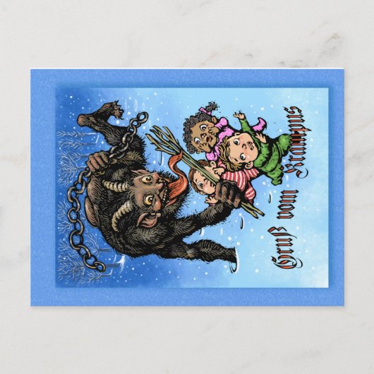 Krampus Postcard Postkarte (Vorderseite)