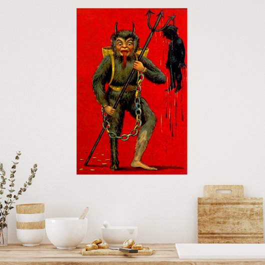 Krampus Poster (Küche)